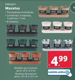 Lidl PARKSIDE® Macetas oferta