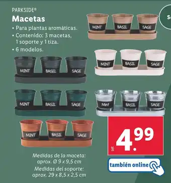 Lidl PARKSIDE® Macetas oferta
