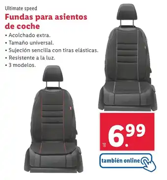 Lidl Fundas para asientos de coche oferta