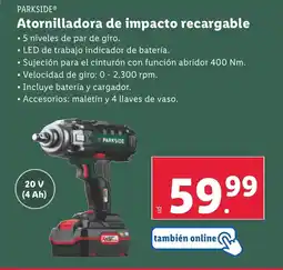 Lidl PARKSIDE® Atornilladora de impacto recargable oferta