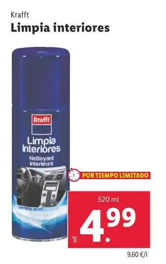 Lidl KRAFFT Limpia interiores oferta