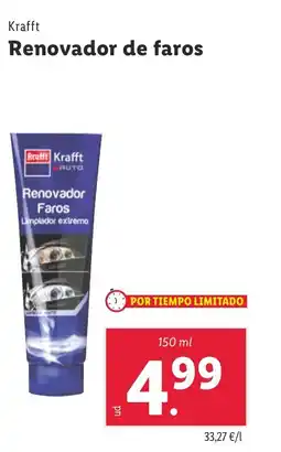 Lidl KRAFFT Renovador de faros oferta