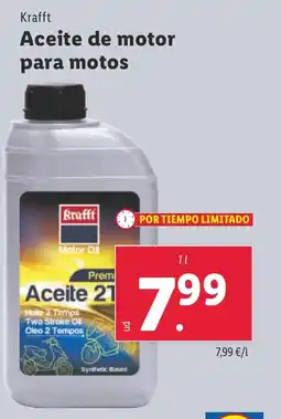 Lidl KRAFFT Aceite de motor para motos oferta