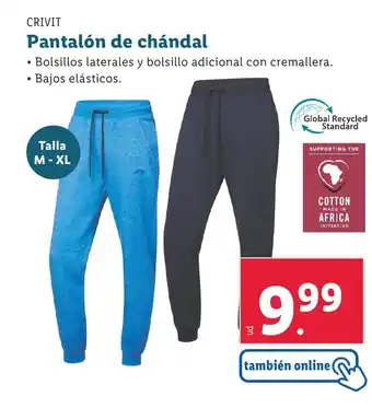 Lidl CRIVIT Pantalón de chándal oferta