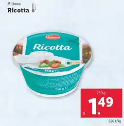 Lidl MILBONA Ricotta oferta