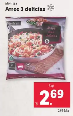 Lidl MONISSA Arroz 3 delicias oferta