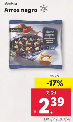 Lidl MONISSA Arroz negro oferta