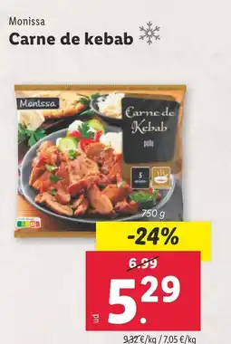 Lidl MONISSA Carne de kebab oferta