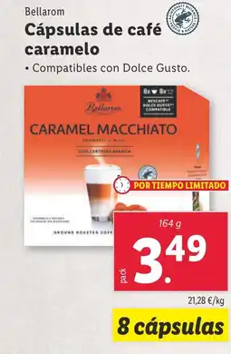 Lidl BELLAROM Cápsulas de café caramelo oferta