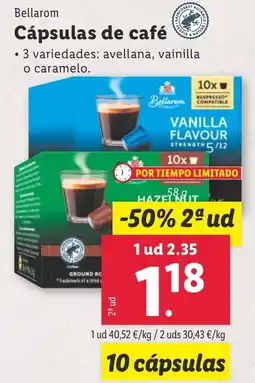 Lidl BELLAROM Cápsulas de café oferta