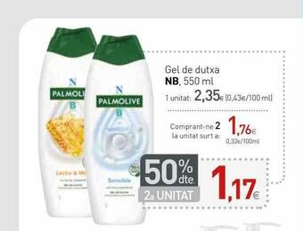 Condis 50% Dte 2a Unitat Gel De Dutxa Nb oferta