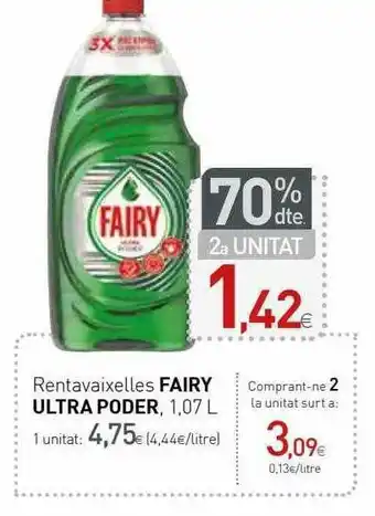 Condis 70% Dte 2a Unitat Rentavaixelles Fairy Ultra Poder oferta