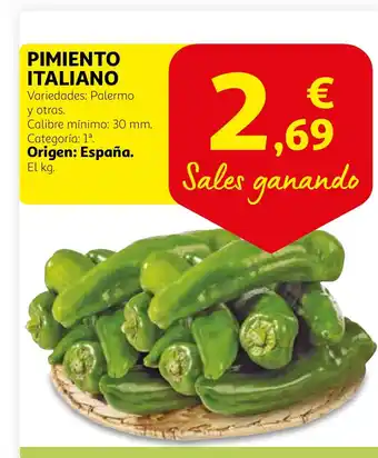 Alcampo Pimiento italiano oferta