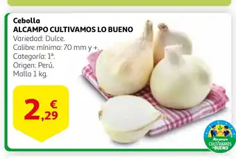 Alcampo Cebolla oferta