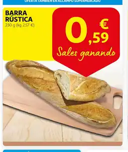 Alcampo Barra rústica oferta