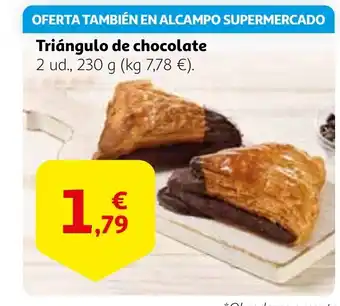 Alcampo Triángulo de chocolate oferta