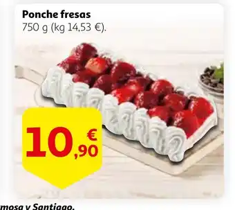 Alcampo Ponche fresas oferta