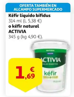 Alcampo Kéfir líquido bífidus oferta