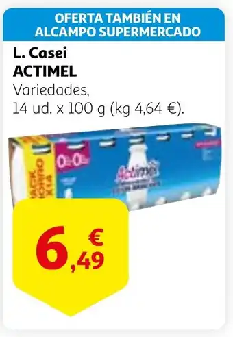 Alcampo ACTIMEL L Casei oferta