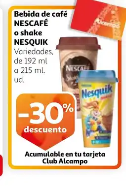 Alcampo Bebida de café oferta