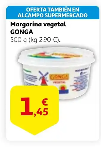 Alcampo GONGA Margarina vegetal oferta