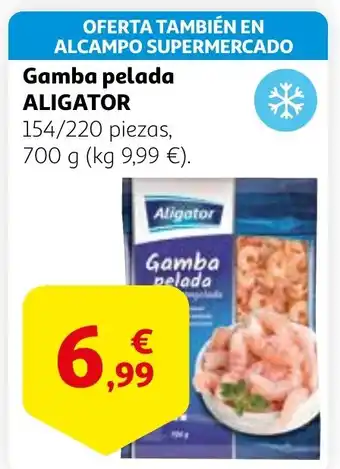 Alcampo ALIGATOR Gamba pelada oferta