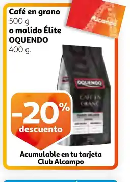 Alcampo Café en grano oferta