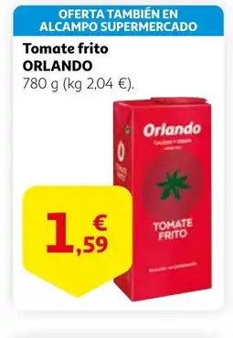 Alcampo ORLANDO Tomate frito oferta