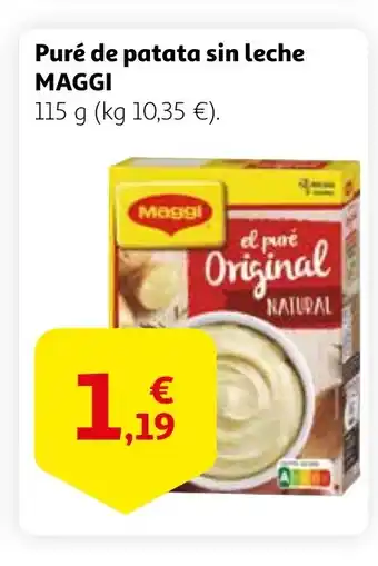 Alcampo MAGGI Puré de patata sin leche oferta