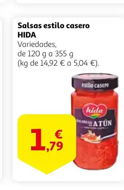 Alcampo HIDA Salsas estilo casero oferta