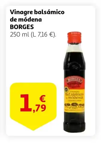 Alcampo BORGES Vinagre balsámico de módena oferta