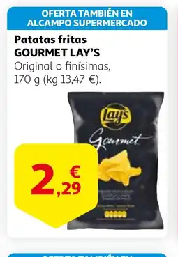 Alcampo GOURMET LAY'S Patatas fritas oferta