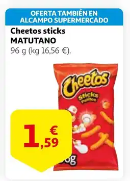 Alcampo MATUTANO Cheetos sticks oferta