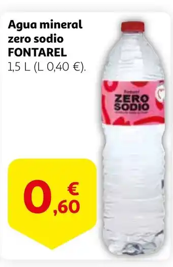 Alcampo FONTAREL Agua mineral zero sodio oferta