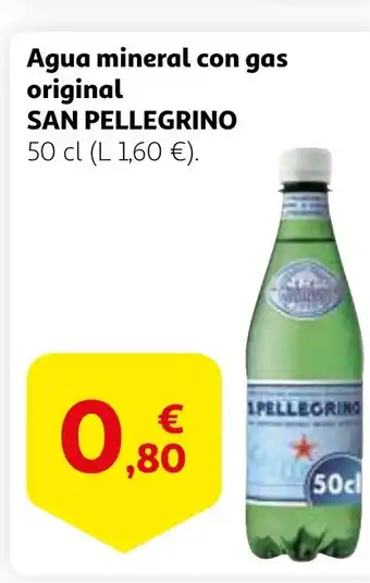 Alcampo SAN PELLEGRINO Agua mineral con gas original oferta