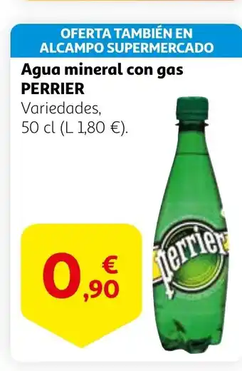 Alcampo PERRIER Agua mineral con gas oferta