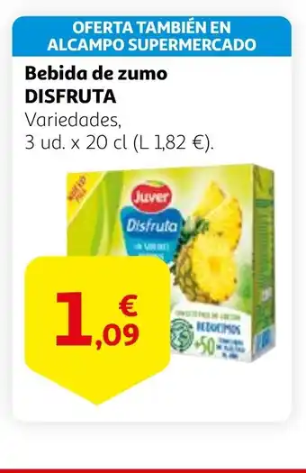 Alcampo DISFRUTA Bebida de zumo oferta