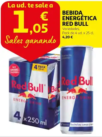 Alcampo RED BULL Bebida energética oferta