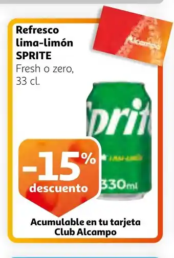 Alcampo SPRITE Refresco lima-limón oferta