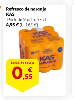 Alcampo KAS Refresco de naranja oferta