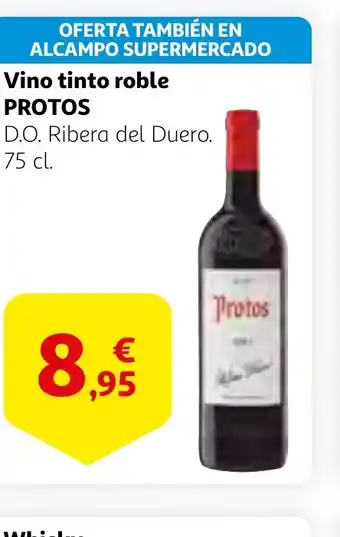 Alcampo PROTOS Vino tinto roble oferta