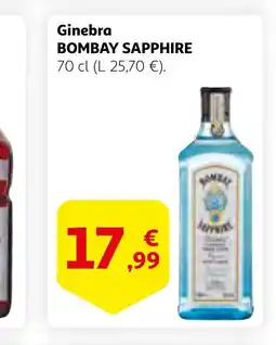 Alcampo BOMBAY SAPPHIRE Ginebra oferta