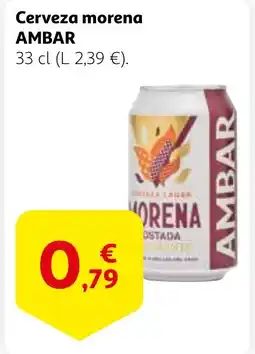 Alcampo AMBAR Cerveza morena oferta