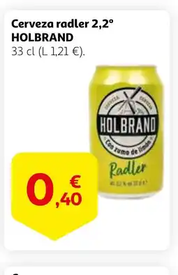 Alcampo HOLBRAND Cerveza radler 2,2° oferta