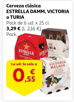 Alcampo ESTRELLA DAMM, VICTORIA Cerveza clásica oferta