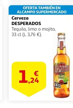 Alcampo DESPERADOS Cerveza oferta