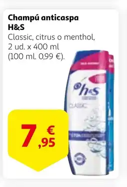 Alcampo H&S Champú anticaspa oferta