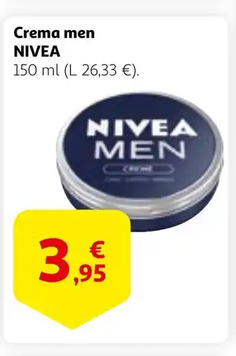 Alcampo NIVEA Crema men oferta