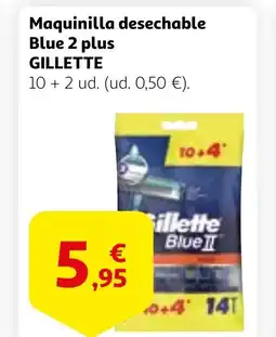 Alcampo GILLETTE Maquinilla desechable Blue 2 plus oferta