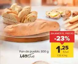 Autoservicios Familia Pan de pueblo oferta